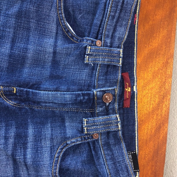 7 For All Mankind Wide Leg Jeans - Picture 6 of 7